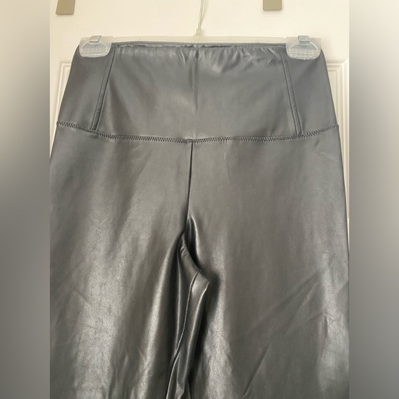 Aritzia Black Pleather Leggings - Picture 4 of 5